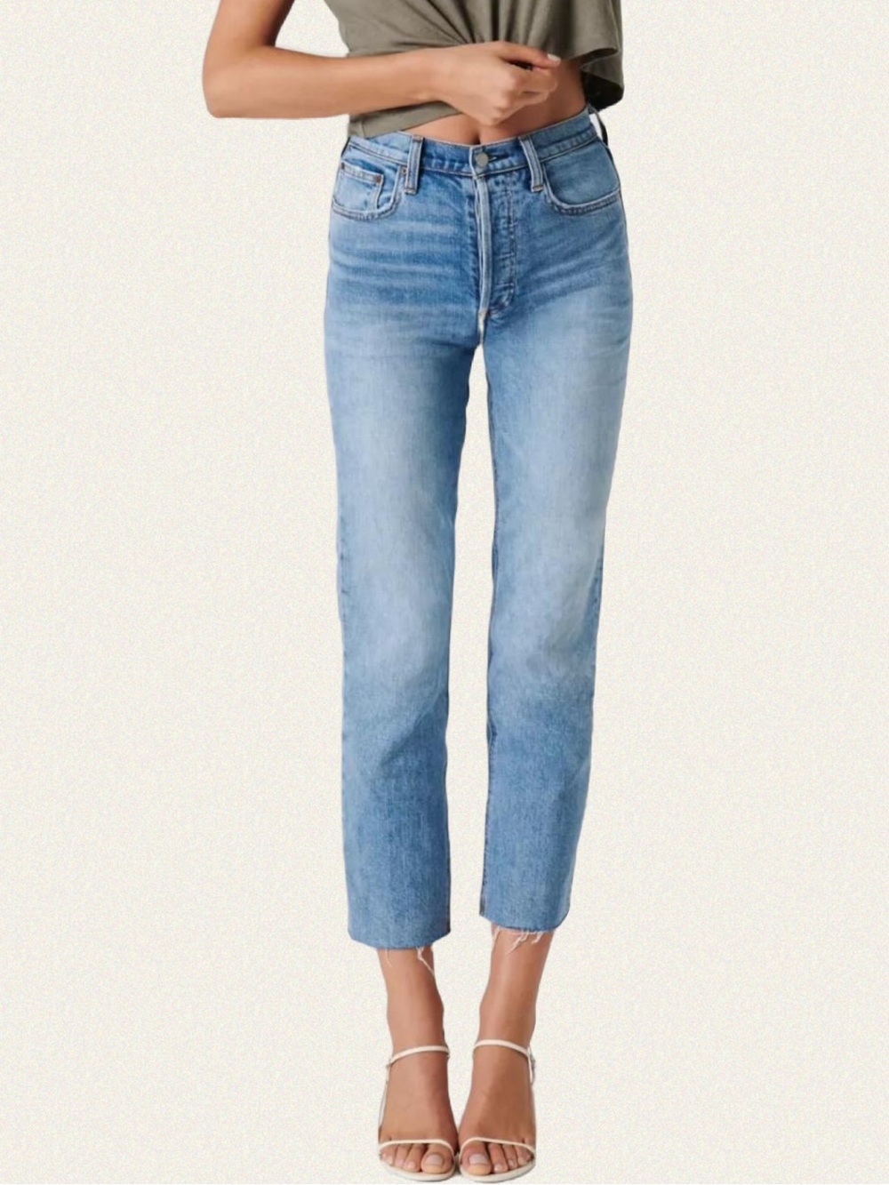 Denim Forum The Arlo High Rise Straight